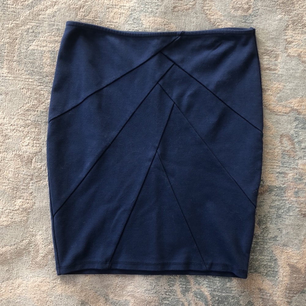 PULL & BEAR Blue Skirt
